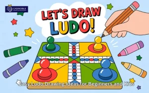 ludo drawing easy